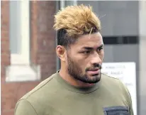  ?? PHOTO: ROB KIDD ?? Bailed . . . Rugby player Amanaki Mafi (28) has been allowed to travel to Australia and Japan while on bail.