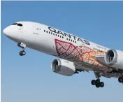  ??  ?? Qantas’ launch of the first non-stop flights from Perth to London were among the biggest events in travel in 2018