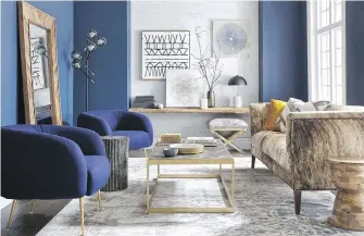  ?? HOMESENSE.COM ?? Check out the newest in colour and furniture trends to update your living space.