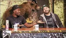  ?? VICELAND ?? Desus Nice and The Kid Mero on the set of their Viceland late-night show “Desus & Mero.”