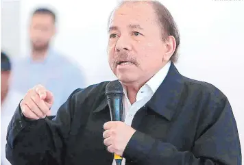  ?? FOTO: AGENCIA AFP ?? Si la ley es ratificada por el presidente de Estados Unidos, el gobierno de Ortega será limitado a pedir préstamos internacio­nales, hecho que representa un duro golpe para el país.