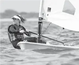  ?? Lexi Pline / US Sailing" ?? Erika Reineke earned a spot at this summer’s Paris Games by winning on Saturday.