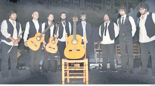  ?? EL DÍA ?? El duelo de los artistas ante la guitarra, tras la muerte de Paco: así arrancó ‘Patio de Lucía’ en 2014.