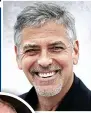  ??  ?? STARS: George Clooney, Brian May and Sandra Bullock