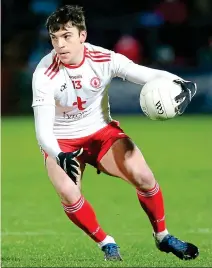  ??  ?? TALENT: Lee Brennan has added to the Tyrone forwards