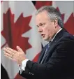  ?? SEAN KILPATRICK THE CANADIAN PRESS ?? Bank of Canada governor Stephen Poloz says the bank has been careful in raising interest rates but that the low-rate era won’t last.