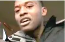  ?? CHICAGO CODE BLUE ?? A viral video that shows a man allegedly threatenin­g a police officer led to charges against Tavon Baylock.