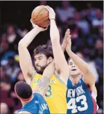  ?? Bill Kostroun/associated Press ?? Grizzlies center Marc Gasol finished with 12 points and seven rebounds.