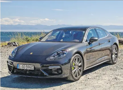  ?? PHOTOS: LESLEY WIMBUSH/DRIVING ?? The Porsche Panamera Turbo S E-Hybrid is a big four-door, but handles like a much smaller car.