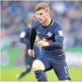  ?? EPA ?? Leipzig’s Timo Werner in action.