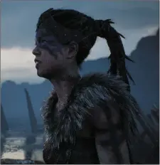  ??  ?? Hellblade: Senua’s Sacrifice looks incredible, while the sound does a stellar job at depicting anxiety and other issues of the mind.