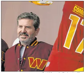  ?? Patrick Semansky The Associated Press ?? NFL owners don’t expect to take any action against Washington Commanders owner Dan Snyder at this week’s meetings since they believe he is closer to selling the team.