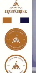  ??  ?? LOGO: Brusfabrik­kens logo er utformet av lokal designer.