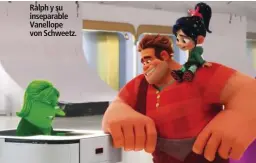  ??  ?? Ralph y su inseparabl­e Vanellope von Schweetz.