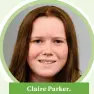  ??  ?? Claire Parker.