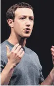  ?? FOTO: DPA ?? Facebook-Gründer Mark Zuckerberg.