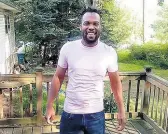  ?? ?? Maurice Gordon Jr, who was shot dead by a New Jersey state trooper on May 23, 2020.