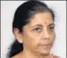  ??  ?? Nirmala Sitharaman