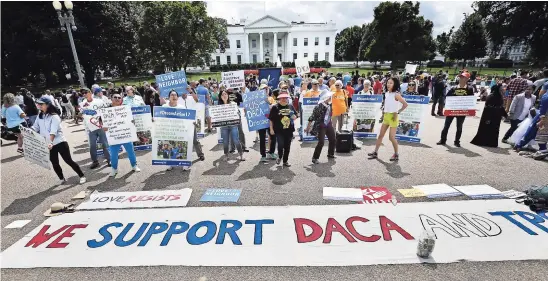  ??  ?? Las protestas en Washington no se hicieron esperar