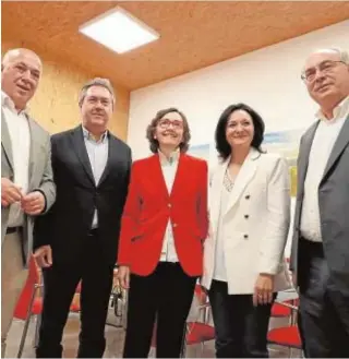  ?? // ABC ?? Aguilar, junto a Espadas, Crespín, Durán y Ruiz