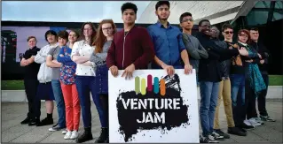 ??  ?? VentureJam 2017 is taking place for its third year and will host 40 young people