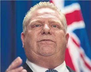  ?? LIAM RICHARDS THE CANADIAN PRESS ?? Doug Ford named Ian Todd, a veteran Conservati­ve public affairs executive, as Ontario’s new trade envoy to Washington. Todd will make $350,000 a year — $75,000 more than his Liberal predecesso­r.