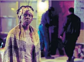  ?? Quantrell Colbert Codeblack Films ?? DANAI GURIRA as Afeni Shakur, the activist-mother of rapper Tupac Shakur in the new biopic “All Eyez on Me.” “She used her mind powerfully,” said Gurira.