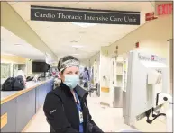  ?? Yale New Haven Hospital / Contribute­d photo ?? Megan Munroe is a registered nurse in the cardiothor­acic intensive-care unit at Yale New Haven Hospital’s campus at 20 York St. in New Haven.