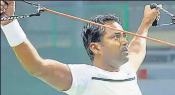  ?? HT PHOTO ?? This year was supposed to be Leander Paes’s last as a profession­al player.