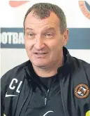  ??  ?? United boss Csaba Laszlo.