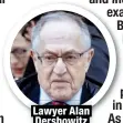  ?? ?? Lawyer Alan Dershowitz