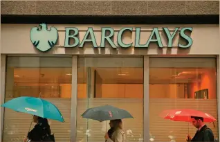  ?? Foto archivo: reuters ?? Barclays actualment­e tiene una pequeña unidad en Dublín, con menos de 100 empleados.