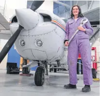  ?? CONTRIBUTE­D ?? Tanisha Galway is the winner of the $5,000 Captain Judy Cameron Scholarshi­p from Air Canada. Galway is an airplane maintenanc­e engineerin­g technician student in Gander and is the first person from her program to win the award.