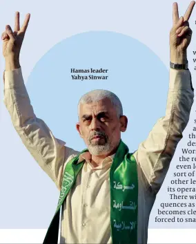  ?? ?? Hamas leader Yahya Sinwar