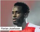  ??  ?? Florian Jozefzoon