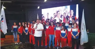 ??  ?? PHILIPPINE SPORTS COMMISSION Chairman William Ramirez led the send-off for Filipino athletes seeing action in the 29th Southeast Asian Games which officially kicks off tomorrow in Kuala Lumpur, Malaysia.