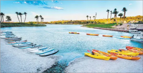  ?? Lake Las Vegas ?? Water sports is a big part of Lake Las Vegas’ Memorial Day weekend celebratio­ns.