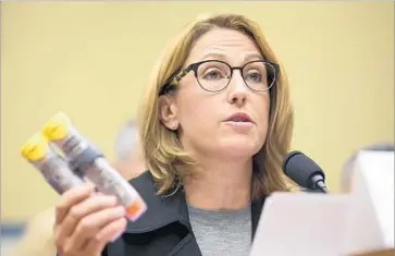  ?? Michael Reynolds European Pressphoto Agency ?? DURING CONGRESSIO­NAL testimony last September, Mylan CEO Heather Bresch tried to dodge blame over price hikes for her company’s EpiPens by pointing the finger at pharmacy benefit managers.