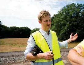  ??  ?? Carl-magnus Yvede är arbetschef och nöjd med veckan som gått.