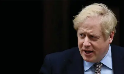  ?? Photograph: Toby Melville/Reuters ?? Boris Johnson in Downing Street in March 2020. There will be ‘particular scrutiny’ of decisions taken by the prime minister, the cabinet and senior political advisers from early January 2020 to the first national lockdown in late March.