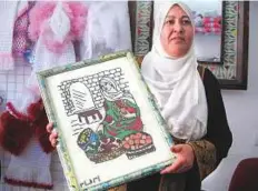 ?? Nasouh Nazzal/Gulf News ?? Lamiya fought against all odds to learn the crafts and become an exponent of what she does.