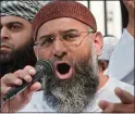  ??  ?? ‘TOXIC’: Radical Anjem Choudary