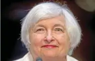  ?? — Bloomberg file picture ?? Janet Yellen, chair of the US Federal Reserve.