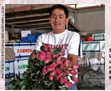  ??  ?? SAMUEL Ulman, 44, is sometimes referred to as Benguet’s King of Roses.