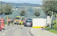  ?? BRK NEWS ?? ... beim Überqueren einer Strasse von einem Auto erfasst.