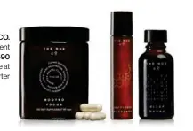  ??  ?? THE NUE CO. Bio-Hack Supplement Program Dhs590 exclusivel­y available at Net-A-Porter