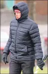  ?? Photograph: Kevin McGlynn. ?? Goal judge Nigel Evans wrapped up against the elements at the Oban Camanachd v Newtonmore game.