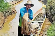  ?? CORTESíA ?? Los pescadores de Guaranda piden ayuda.