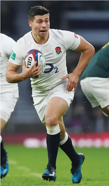  ??  ?? Looking for a gap: Ben Youngs goes on the run for England