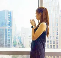  ?? ?? Enjoy Work.able’s special coffee blend while taking inspiratio­n from the expansive Makati skyline.